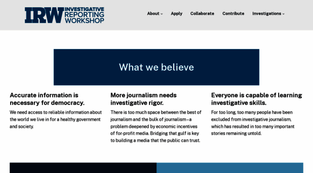 investigativereportingworkshop.org