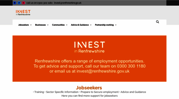 investinrenfrewshire.com