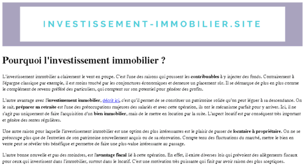 investissement-immobilier.site