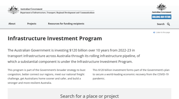 investment.infrastructure.gov.au