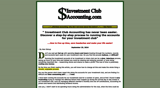 investmentclubaccounting.com