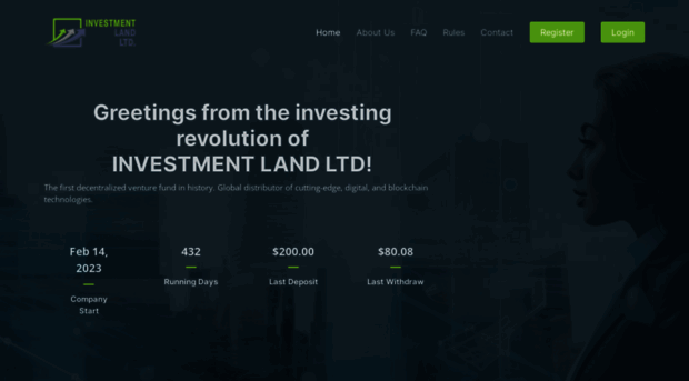 investmentltd.land