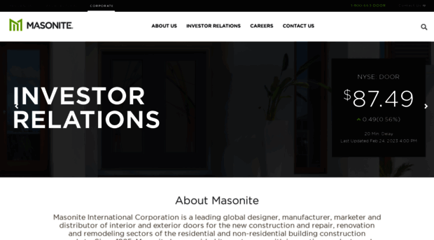 investor.masonite.com