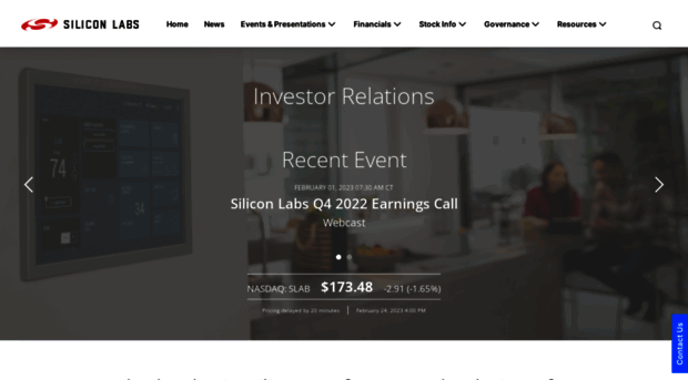 investor.silabs.com