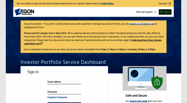 investorportfolioservice.aegon.co.uk