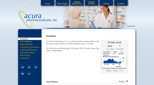 investors.acurapharm.com