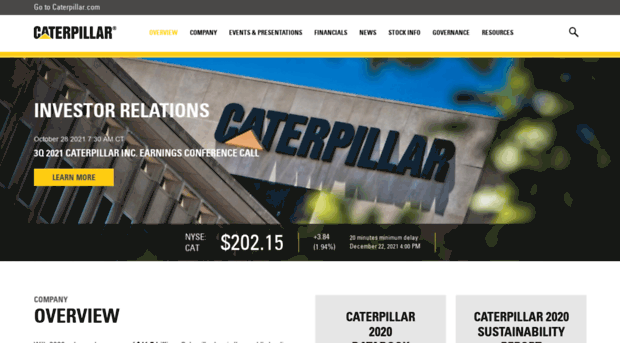 investors.caterpillar.com