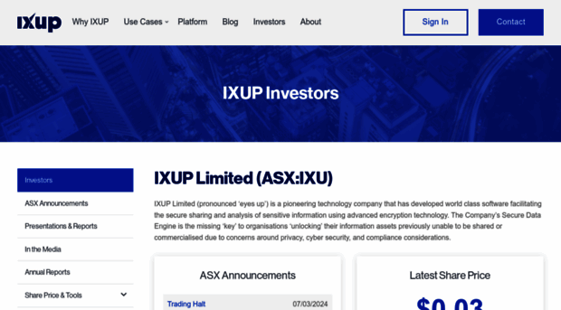 investors.ixup.com