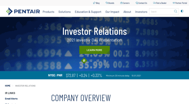 investors.pentair.com