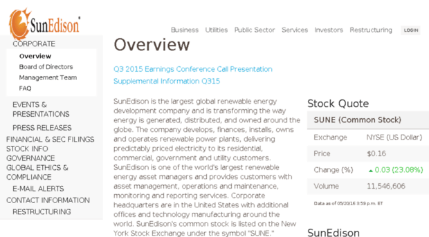 investors.sunedison.com