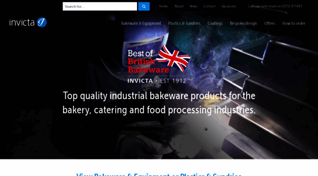 invictabakeware.co.uk