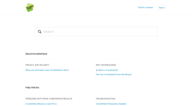invisiblehand.zendesk.com