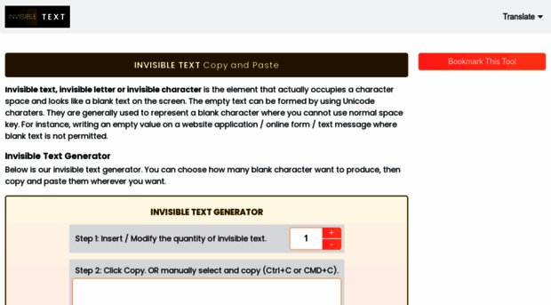 invisibletext.net