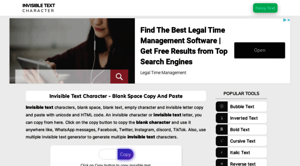 invisibletextcharacter.com