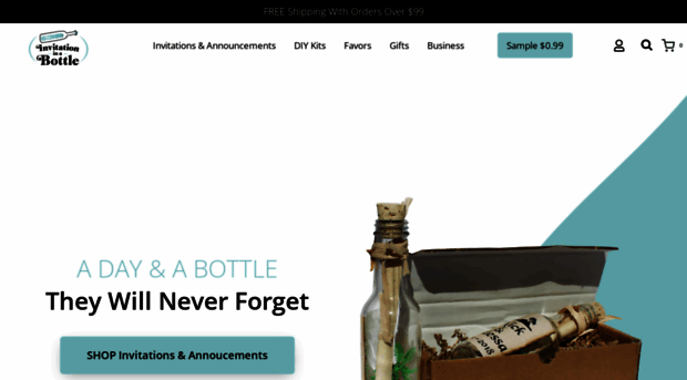 invitationinabottle.com