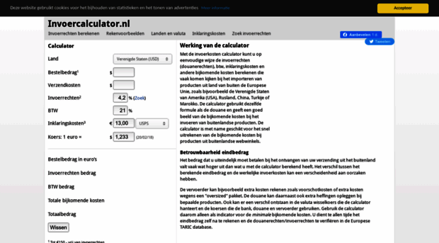 invoercalculator.nl