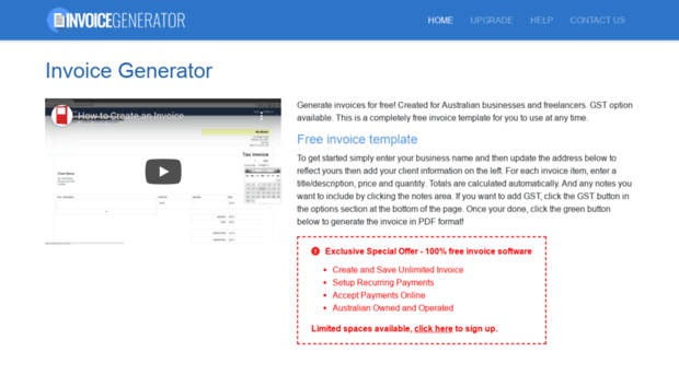 invoicegenerator.com.au