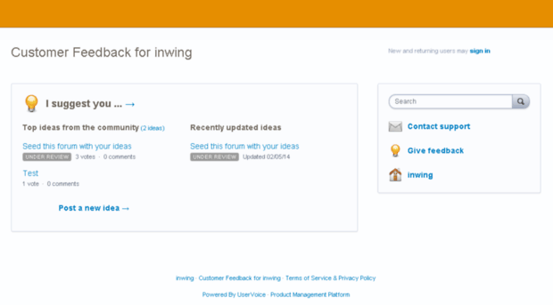 inwing.uservoice.com