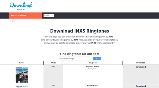 inxs.download-ringtone.com