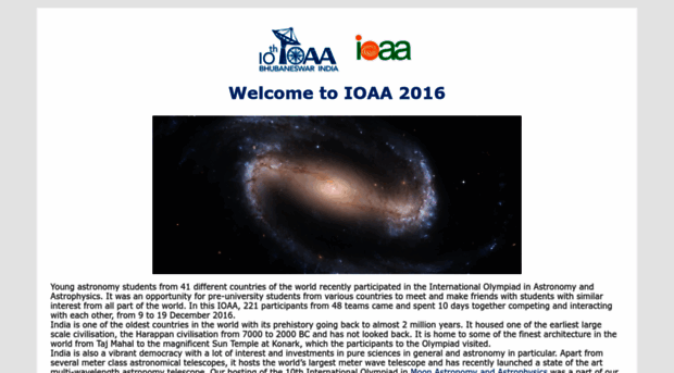 ioaa2016.in