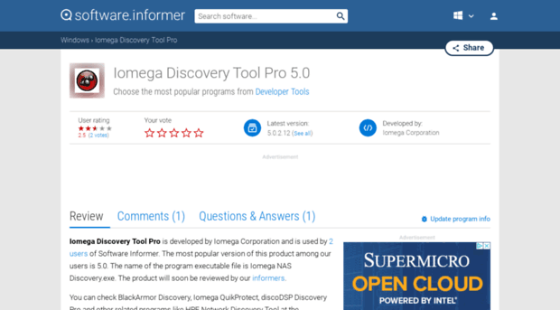 iomega-discovery-tool-pro.software.informer.com