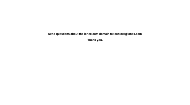 ionex.com