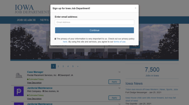 iowajobdepartment.com