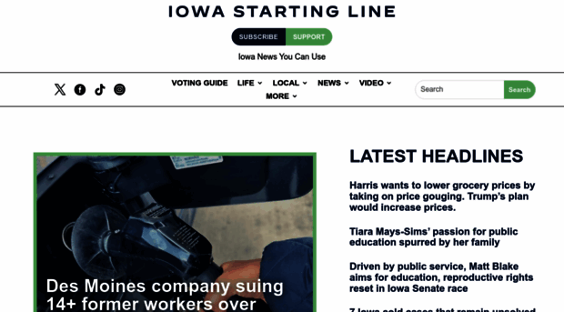 iowastartingline.com