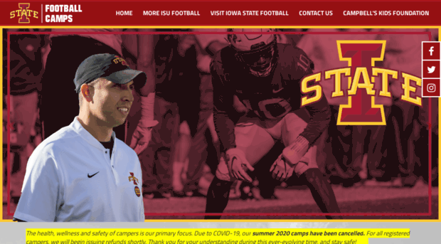 iowastatefootballcamps.com