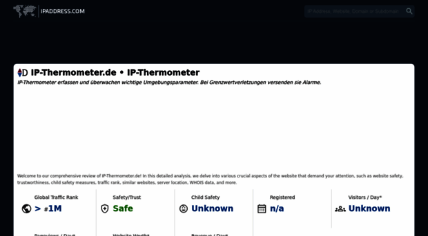 ip-thermometer.de.ipaddress.com