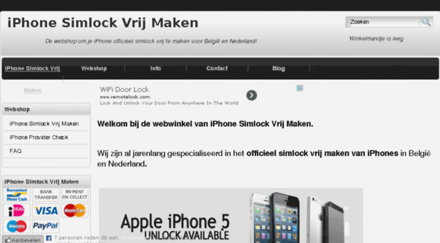 iphone-simlock-vrij-maken.be