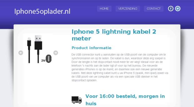 iphone5oplader.nl