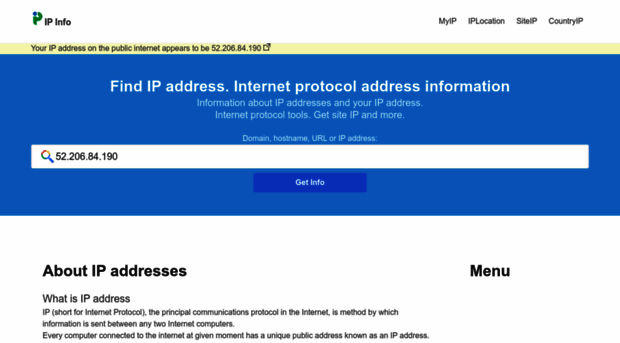 ipinfo.space