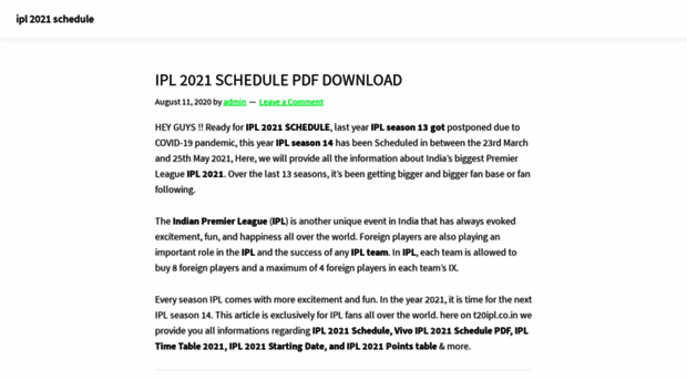 ipl2021schedule.xyz