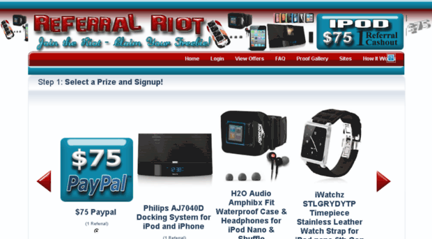 ipod.referralriot.com