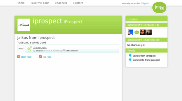 iprospect.jaiku.com