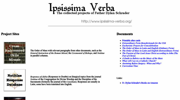 ipsissima-verba.org