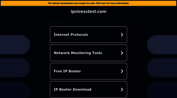 ipstresstest.com