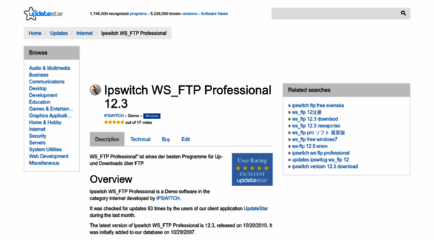 ipswitch-ws-ftp-professional.updatestar.com