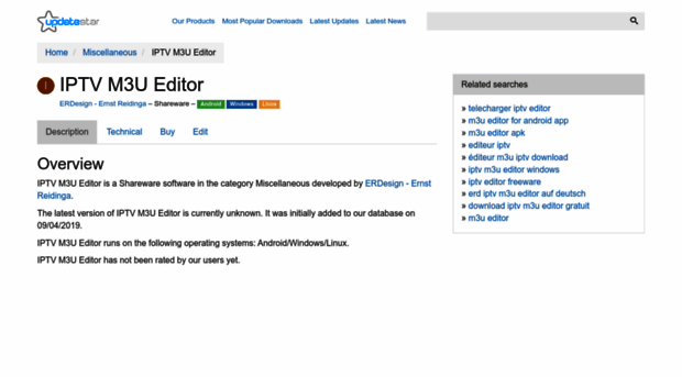iptv-m3u-editor.updatestar.com