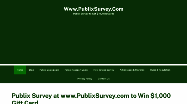 ipublixsurvey.com