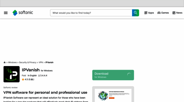 ipvanish-vpn.en.softonic.com