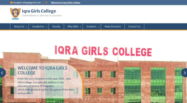 iqragirlscollege.edu.pk