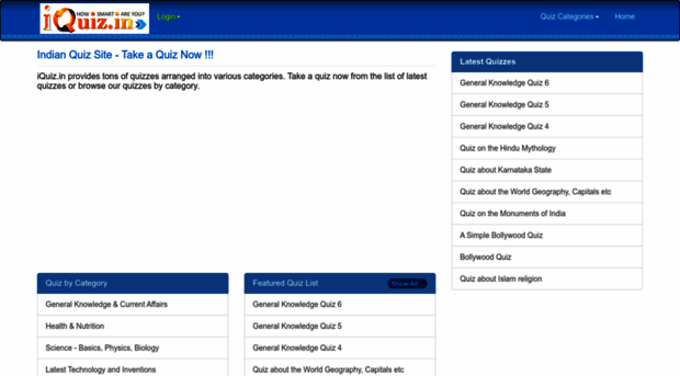 iquiz.in