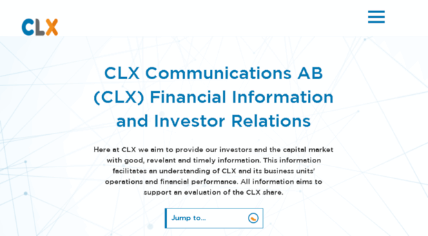 ir.clxcommunications.com