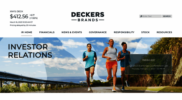 ir.deckers.com