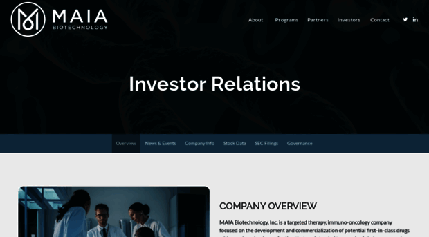 ir.maiabiotech.com