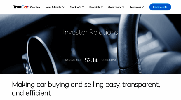 ir.truecar.com