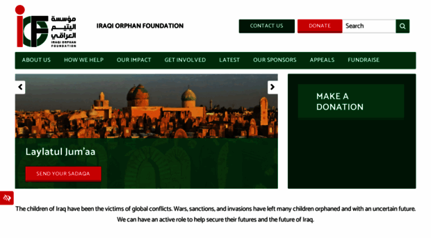 iraqiorphanfoundation.org