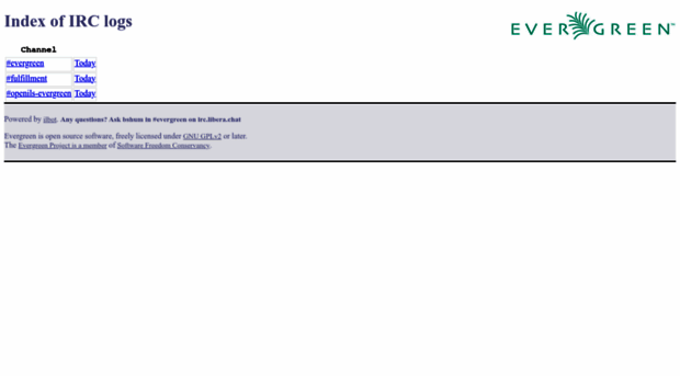 irc.evergreen-ils.org